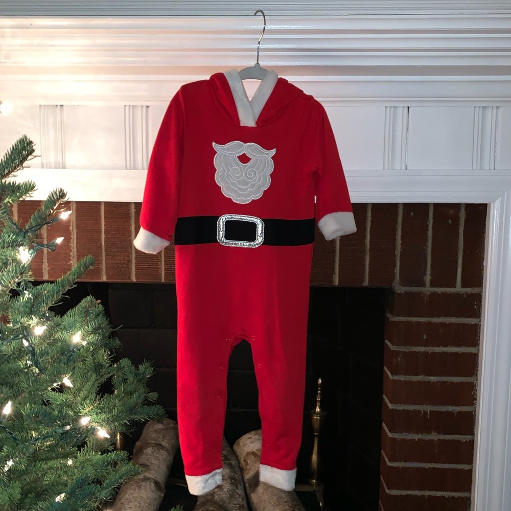 Santa suit outfit baby toddler *worn once*